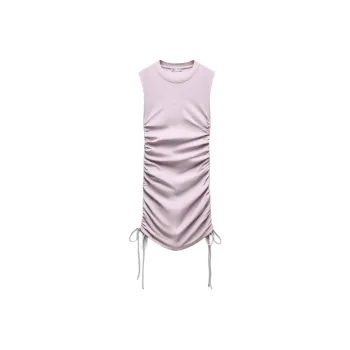 ZARA Sleeveless Dress Women's Light Purple
