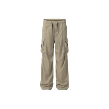 YINLEI Cargo Pants Unisex Dark Khaki