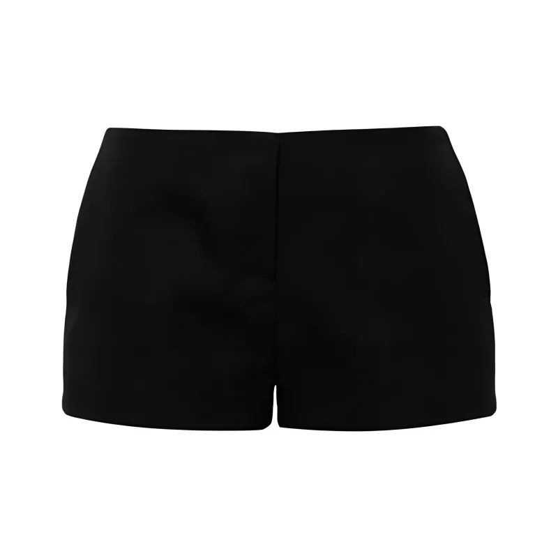 The Attico Low-Rise Mini Shorts-0