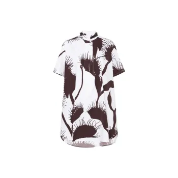 Ferragamo Cropped Venus Print Kaftan