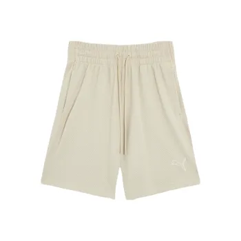 PUMA Women's Basic Series Casual Shorts Women's Ecru
