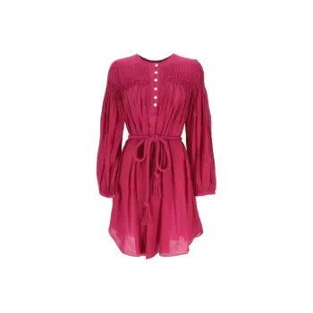 ISABEL MARANT ETOILE Adeliani Pleat Detailed Midi Dress