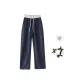 Dark Blue+Bowknot Hair Tie (Comes with)