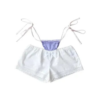 Praying Casual Shorts Women's White