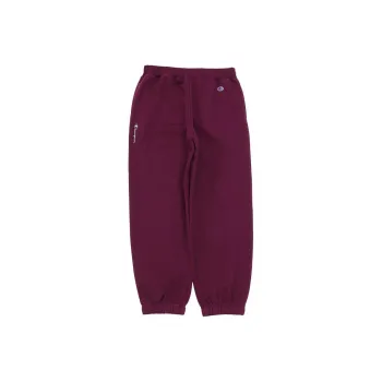 Champion FW24 Knitted Sports Pants Women's Red Berry