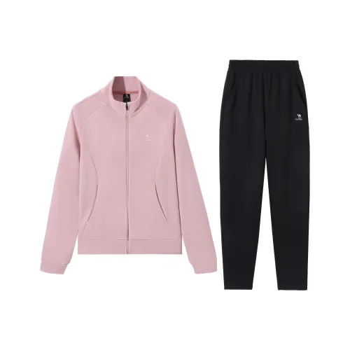 CAMEL Warm Fleece Series Sweatshirt Set Women's