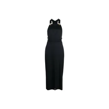 Patou Virgin Wool blend Pinafore Dress