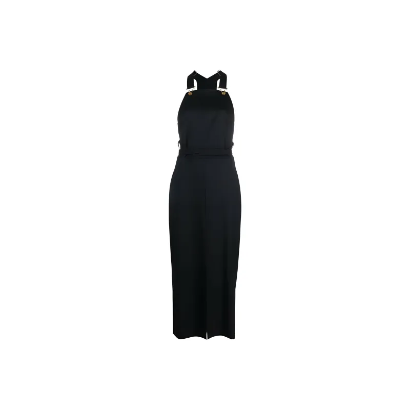 Patou Virgin Wool blend Pinafore Dress-0