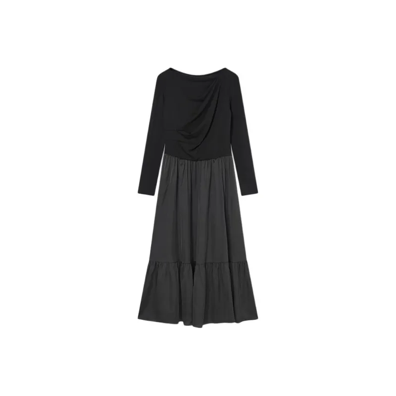 Goodland Long Sleeved Dresses Women's Black-0