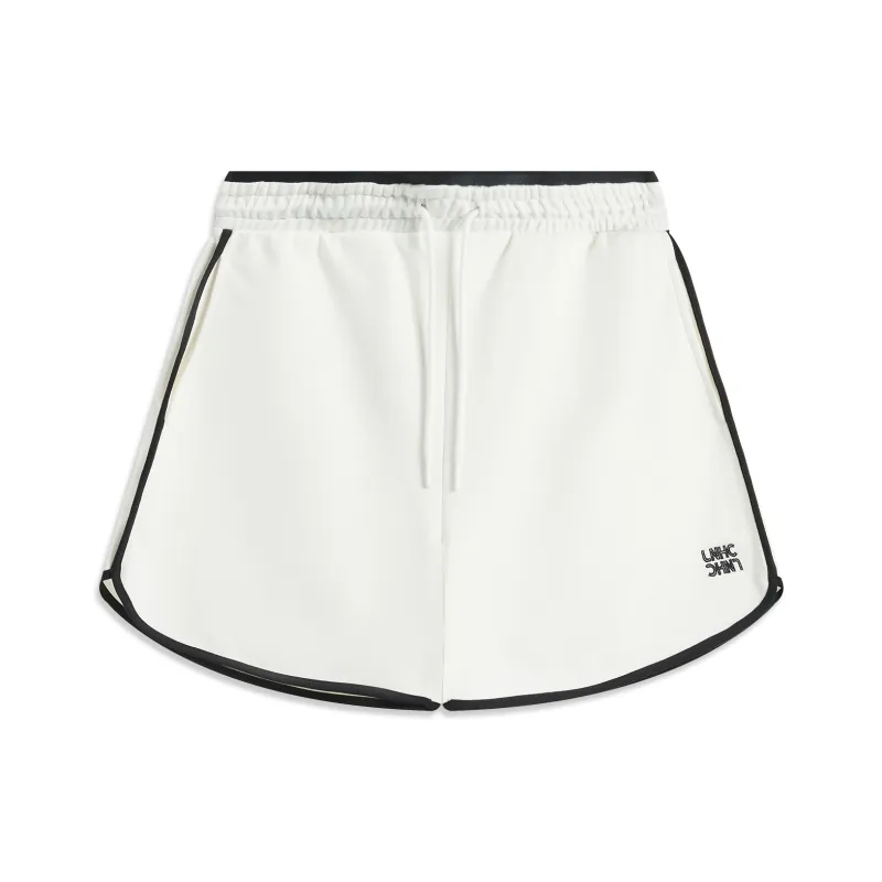 LiNing Sports Life Collection Casual Shorts Women's Ivory-0