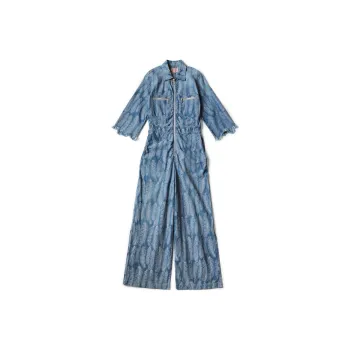 Kapital Magpie Denim Jumpsuit