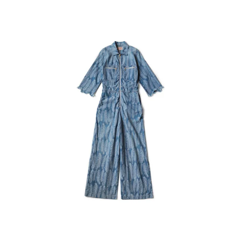 Kapital Magpie Denim Jumpsuit-0