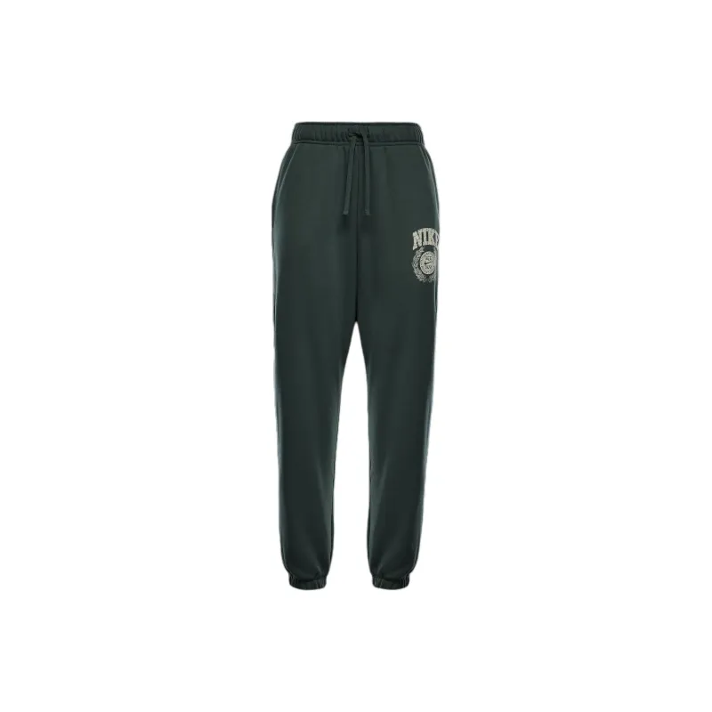 Nike Sportswear Club Knitted Sports Pants Women's Vintage Green-0