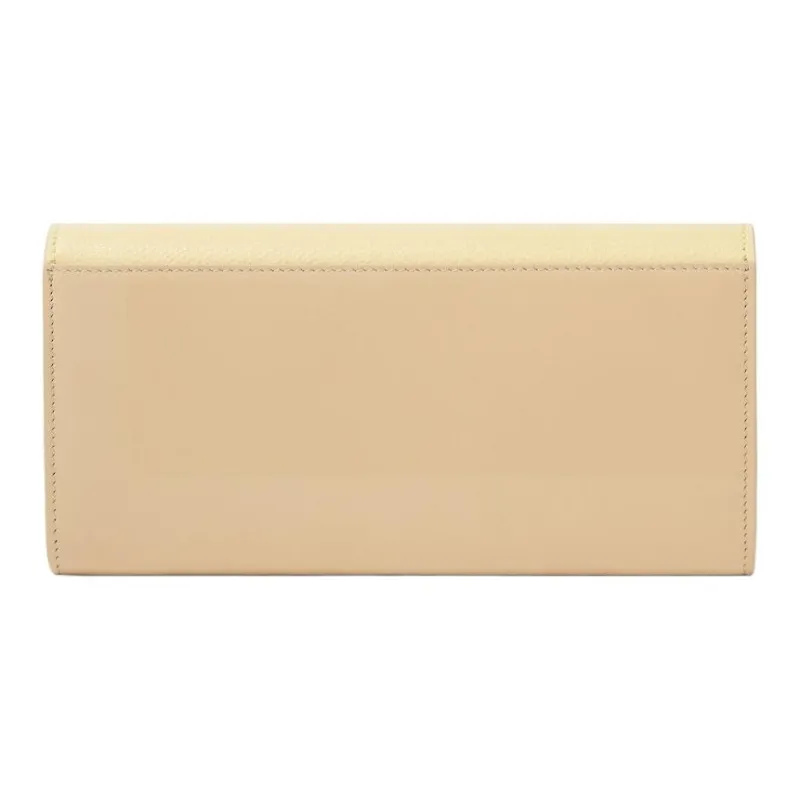 FENDI FF Diamonds Series Calfskin Wallet, Shoulder Bag Women's Yellow-2