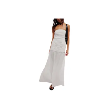 FREE PEOPLE SER.O.YA Gardenia Maxi Dress Sleeveless Dress Women's Porcelain Color