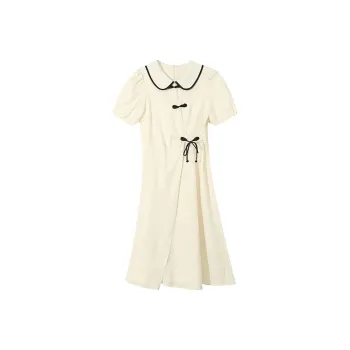 JOSR Short-Sleeved Dresses Women's White