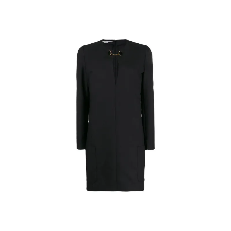 Stella McCartney Long-Sleeved Dresses Women's Black-0