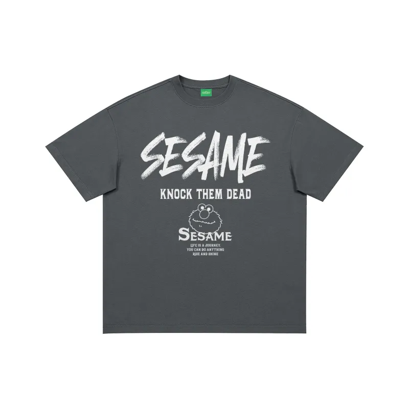 SESAME STREET T Shirt Unisex Black-4