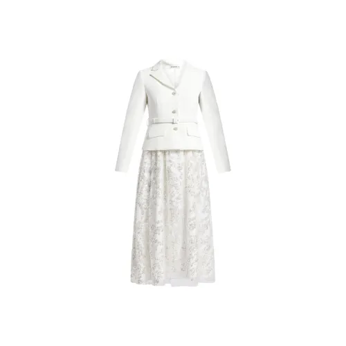 Self-portrait Sequin-embellished Belted Midi Dress