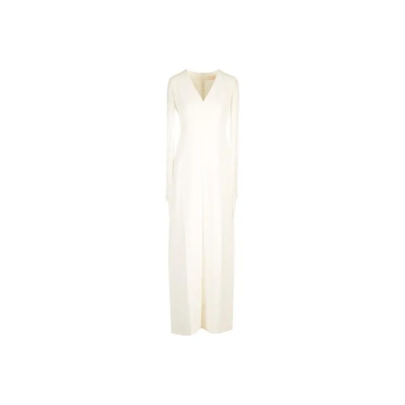 MaxMara V-Neck Fringed Dress-0