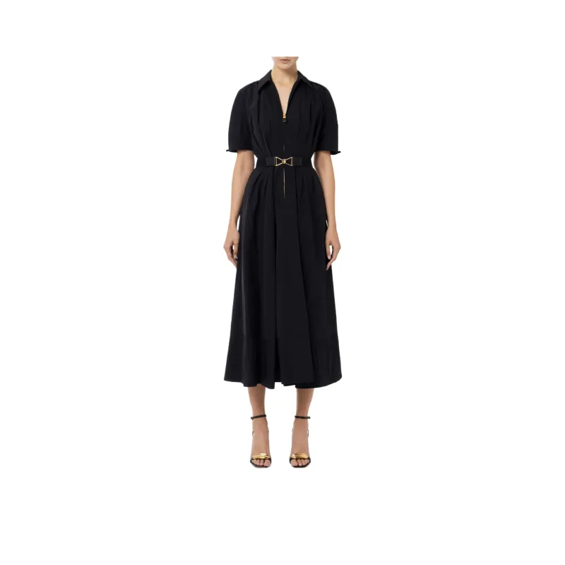 Elisabetta Franchi Belted Midi Dress-0