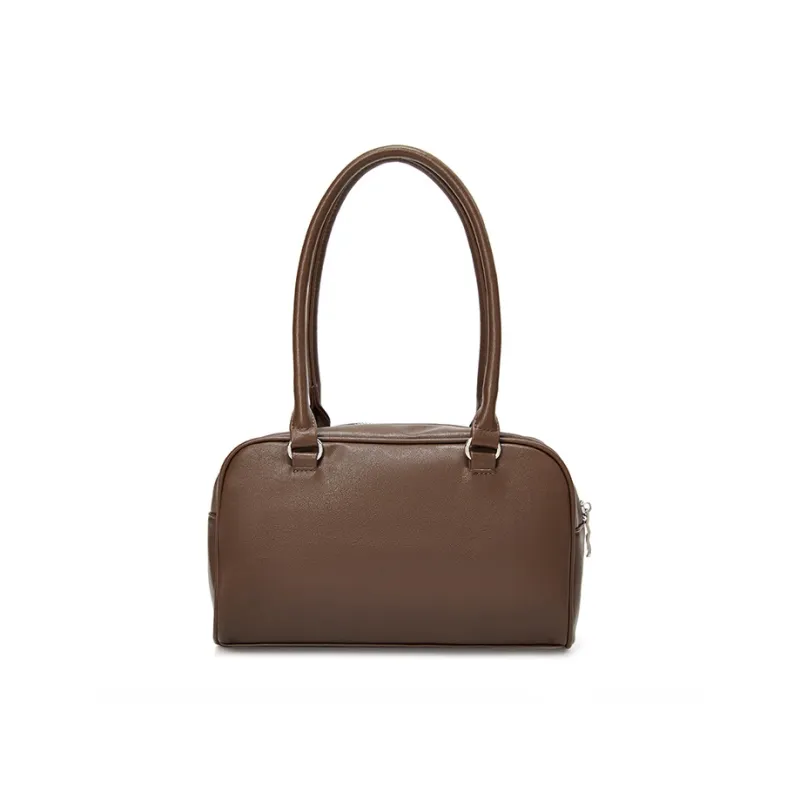 RED DRAGONFLY Pu Handbag Regular Women's Black/Coffee/Ecru-8