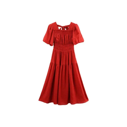 A paradise for awakening Short Sleeved Dresses Women's