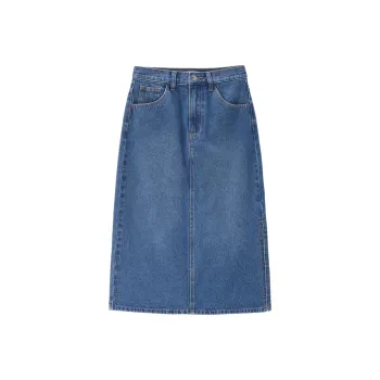 UNIQLO Denim Long Skirts Women's