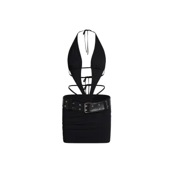 I.AM.GIA SS24 LUIRA MINI DRESS Slip Dress Women's BLACK/Black