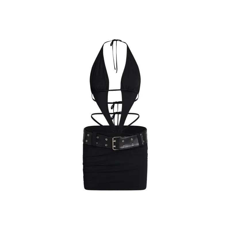 I.AM.GIA SS24 LUIRA MINI DRESS Slip Dress Women's BLACK/Black-0
