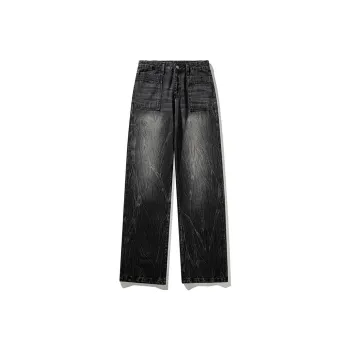 PANDA BASE Jeans Unisex Black