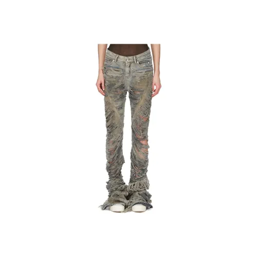 Rick Owens DRKSHDW Jeans Women's Mineral Pearl White Fragment
