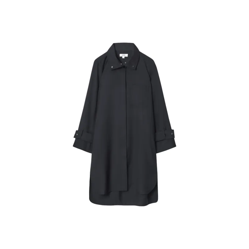 COS Long Sleeved Dresses Women's Navy Blue-0