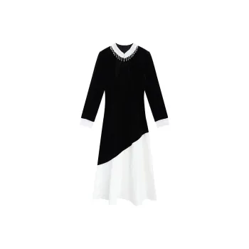 ETSE Long Sleeved Dresses Women's Black