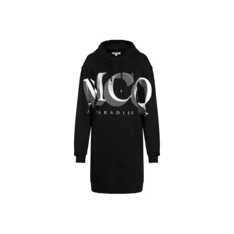 Alexander McQueen Long-Sleeved Dresses Women's Black-0
