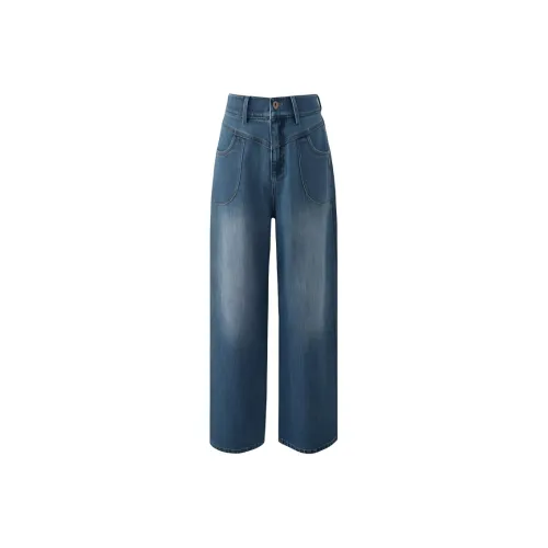 YALIDA Jeans Women's Blue B0