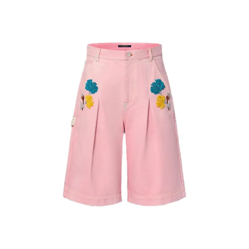LOUIS VUITTON Casual Shorts Women's Pink-0