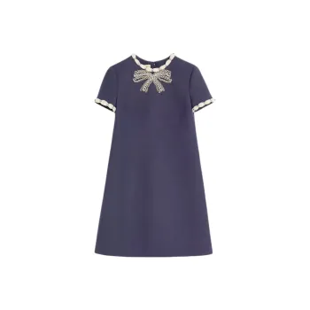 Valentino Crepe Couture Minidress