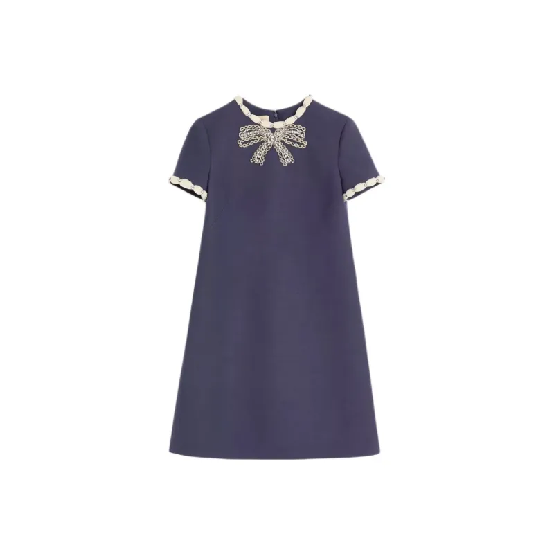 Valentino Crepe Couture Minidress-0