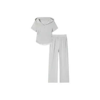 EICHITOO SS24 Casual Suit Women's 0user Oat Patchwork
