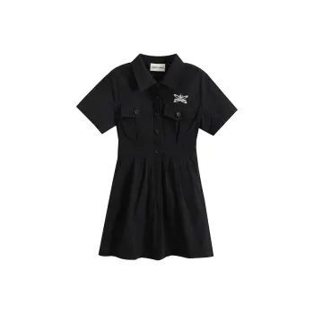 HARDY HARDY Short Sleeved Dress Women's Black