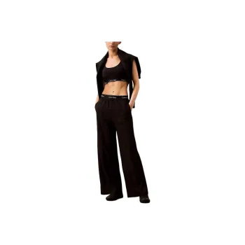 CALVIN KLEIN Knitted Sweatpants Women's Black