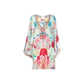 CAMILLA Graphic-print Kaftan Dress