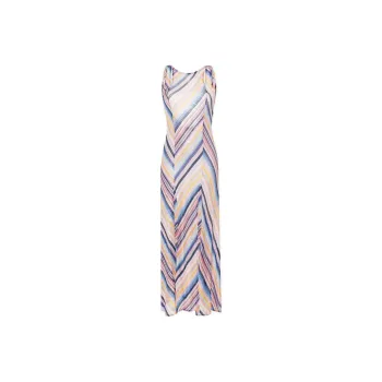 MISSONI Zigzag-woven Sleeveless Beach Dress