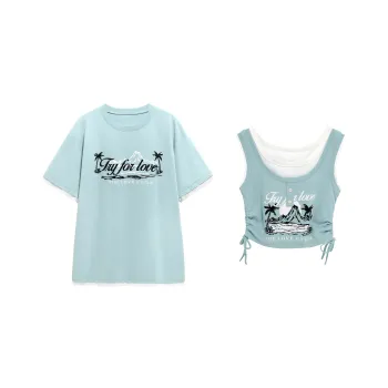 Tryforlove Couple Sets Women's Mint Green Clothing Sets