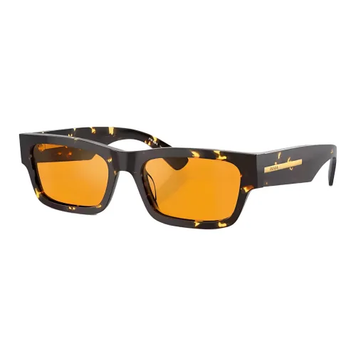 PRADA Acetate Ester Square Sunglasses Men's Tortoiseshell