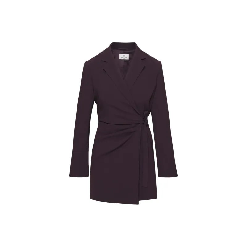 ARITZIA Babaton Pavillion Dress Long-Sleeved Dresses Women's Noble/Noble Purple-0