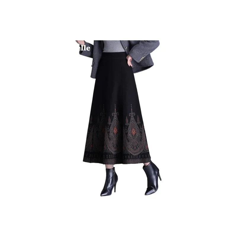 La Chapelle Knit Long Skirt Women's-3