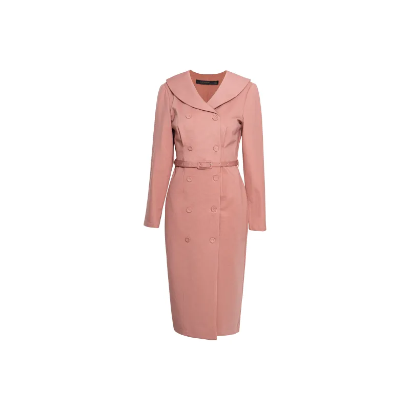 ROEYSHOUSE Long Sleeved Dresses Women's Pink-0