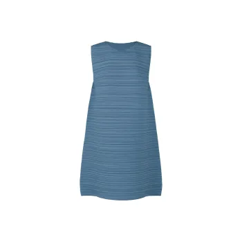 PLEATS PLEASE ISSEY MIYAKE Sleeveless Dress Women's Blue
